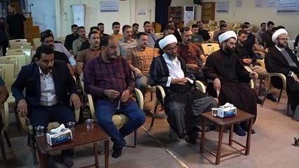 مديرية التوجيه العقائدي تختتم الدورة الخاصة بضباط هيئة الحشد الشعبي في مركز الشهيد المهندس بالنجف الأشرف