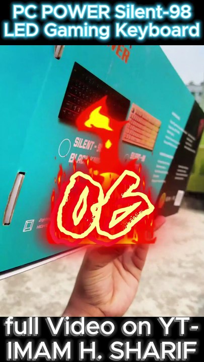 PC POWER Silent-98 Sunset Wired Silent LED Gaming Keyboard 02