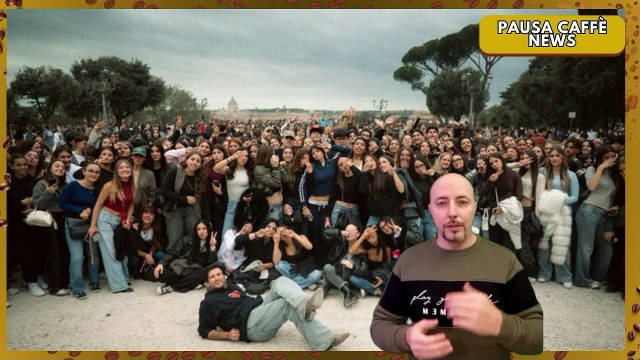 Boom per Eddie Brock al Pincio oltre 2 mila fan per il nuovo idolo romano