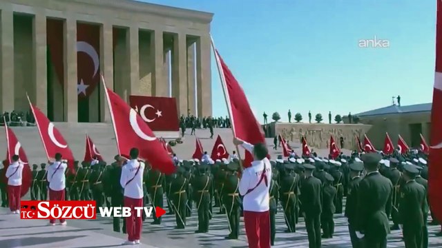 Anıtkabir'de aynı ayıp: Erdoğan sloganları yükseldi