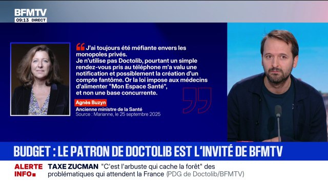 La taxe Zucman est un petit sujet par rapport à l'ampleur des sujets qui sont devant nous , assure le PDG de Doctolib