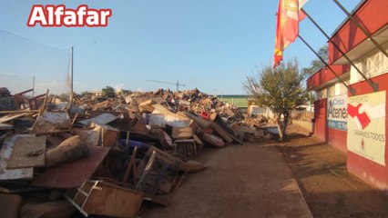 Las imágenes de la reconstrucción de los campos de fútbol de Valencia tras la DANA de 2024