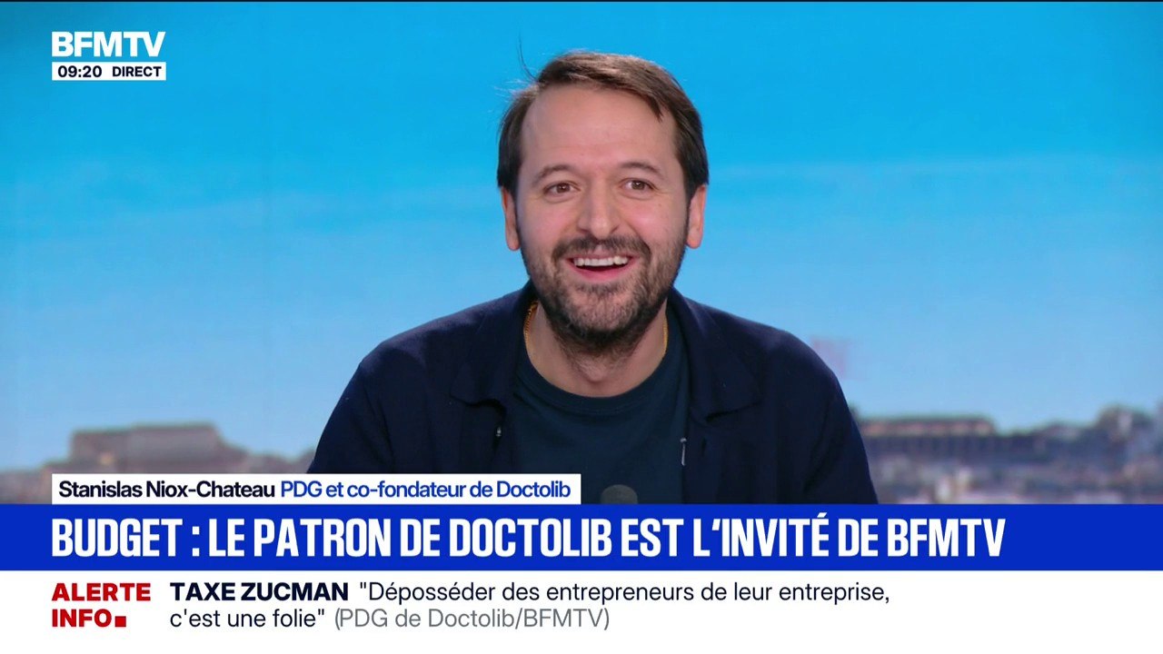 "La santé est le secteur qui sera le plus changé par l'intelligence artificielle", selon Stanislas Niox-Chateau, PDG de Doctolib