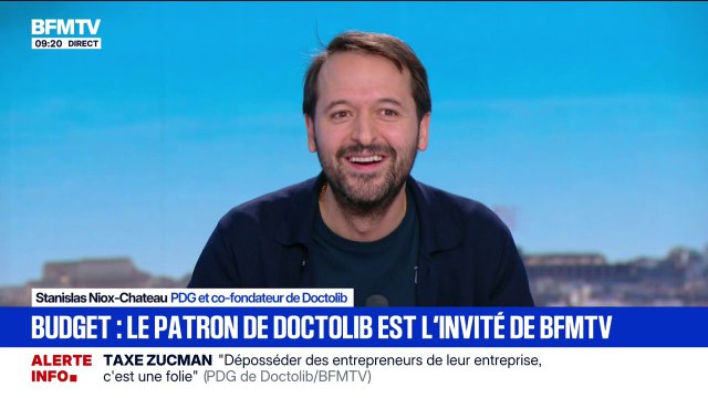 La santé est le secteur qui sera le plus changé par l'intelligence artificielle , selon Stanislas Niox-Chateau, PDG de Doctolib