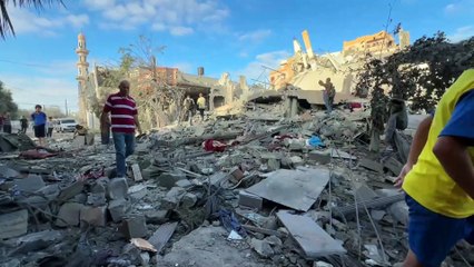 Ataques de Israel en la Franja de Gaza 29 octubre