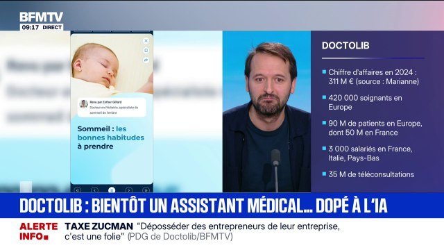 On va pouvoir vous aider à vivre en meilleure santé : Doctolib va lancer un assistant médical basé sur l'IA