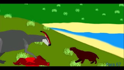 PPBA Parasaurolophus vs Smilodon