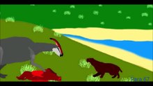 PPBA Parasaurolophus vs Smilodon