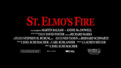 ST. ELMO'S FIRE (1985) Trailer VO - HD