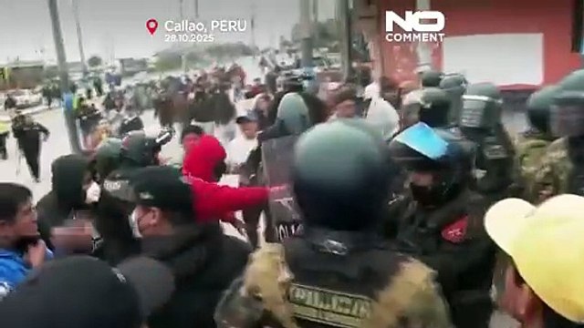 Trabalhadores dos transportes protestam no Peru após homicídio de motorista