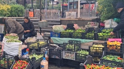 Kışlık sebzeler tezgahta, vatandaş yoklukta