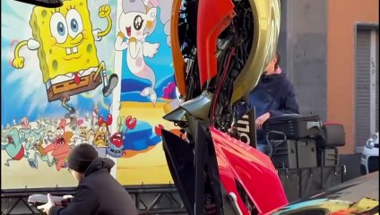 Lucca Comics 2025, in citt? sono atterrati i robot supereroi