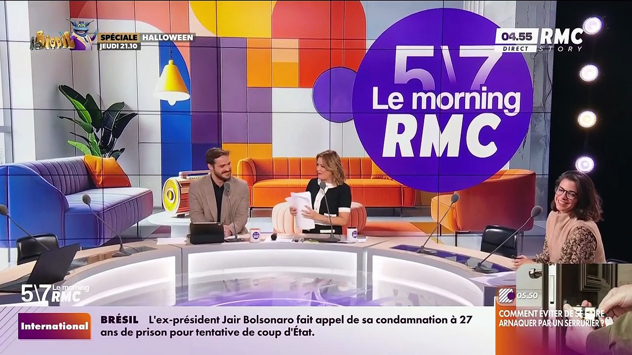 Les premières minutes du "5/7, le morning RMC" ce mardi 28 octobre 2025 sur RMC Story