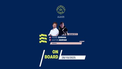 TRANSAT CAFÉ L'OR Le Havre Normandie2025 - Sortie de Manche mouvementée à bord de WEWISE