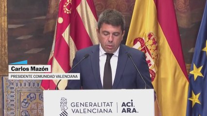 Mazón: "Tratamos de hacer lo mejor, pero en muchos casos no fue suficiente”