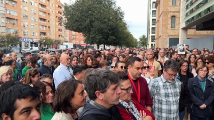 Cinc minuts de silenci a la Ciutat Administrativa de València en record de les víctimes