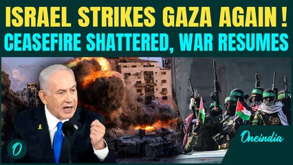 BREAKING: Israel’s ALL-OUT War on Hamas Reignites| DEADLY Strikes on Gaza avenging Soldier's Killing