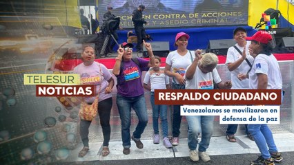 En Venezuela, los ciudadanos se movilizan por la paz y la soberanía