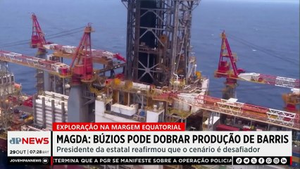 Petrobras: Produção de barris em Búzios pode dobrar, diz Magda Chambriard