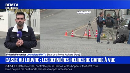 Casse au Louvre: les 96 heures de garde à vue arrivent à leur terme pour les deux suspects interpellés