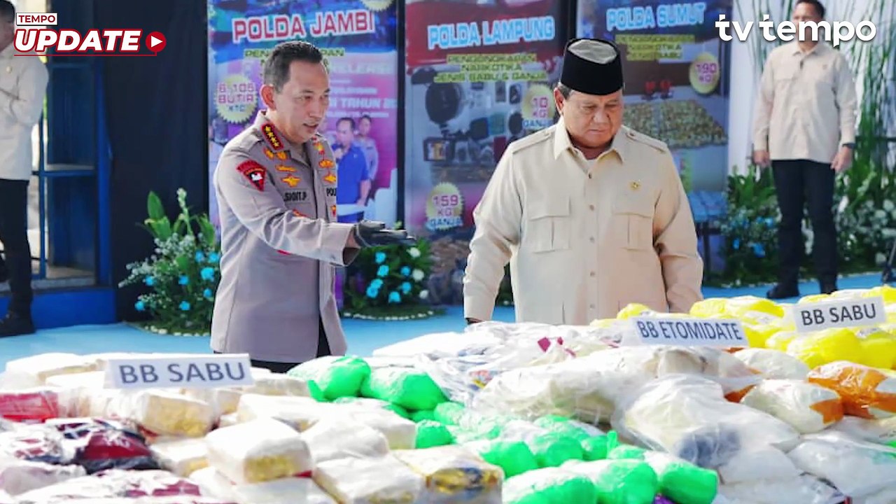 Polri Ungkap 49.306 Kasus Narkoba dalam Satu Tahun Pemerintahan Prabowo