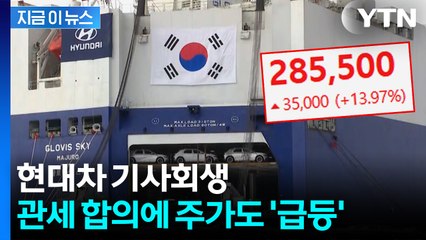 '관세 족쇄' 드디어 풀렸다...날개 단 현대차 "정부에 감사" [지금이뉴스] / YTN