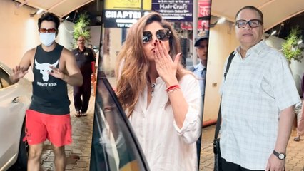 Varun Dhawan, Shilpa Shetty, Raj Kundra & Ramesh Taurani - Stars Spotted In Suburbs | Mumbai
