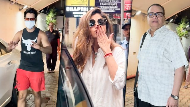 Varun Dhawan, Shilpa Shetty, Raj Kundra & Ramesh Taurani - Stars Spotted In Suburbs | Mumbai