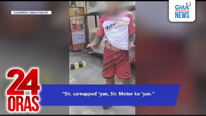 Lalaking nagbebenta umano ng nakaw na motor online, arestado | 24 Oras