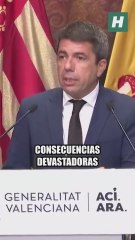 Mazón reconoce en el primer aniversario de la DANA que "hubo cosas que debieron funcionar mejor"