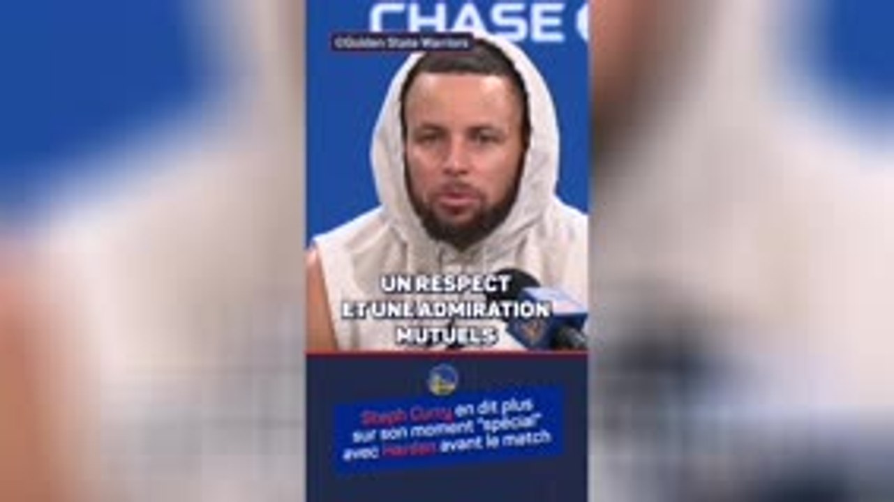 Warriors - Curry : "Avec Harden, il y a toujours un respect et une admiration mutuels"