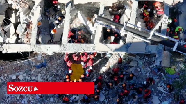 Gebze'de enkaz altında iki cansız beden çıkarıldı