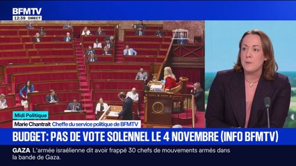 Examen du budget 2026: le vote solennel sur la partie recettes n'aura finalement pas lieu le 4 novembre