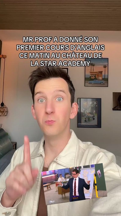 MONSIEUR PROF A DONNÉ SON PREMIER COURS D’ANGLAIS | STAR ACADEMY 2025 ⭐️