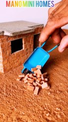 A small courtyard house with a super rural feel 🏠! #beautiful home #miniaturemodel #miniature