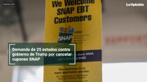 Demanda de 25 estados contra gobierno de Trump por cancelar cupones SNAP