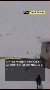 Nepal: Altitude Air Helicopter Crashes During Everest Rescue Mission — Pilot Survives Miraculously