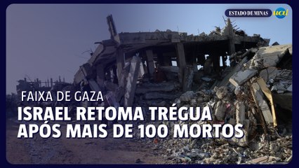 Israel retoma cessar-fogo após bombardeios em Gaza