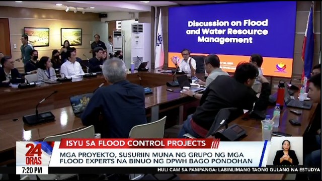 Mga proyekto, susuriin muna ng grupo ng mga flood experts na binuo ng DPWH bago pondohan | 24 Oras