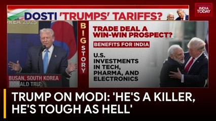 Trump Mimics Modi, Calls Him A 'Killer'; Claims He Stopped India-Pak War
