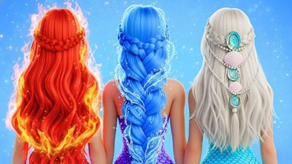 🔥 Feu VS Eau 🌊 & Terre VS Air 🌪️ Transformation Magique des 4 Éléments ✨