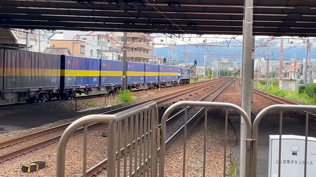 JR神戸線　立花駅　快速電車通過シーン集