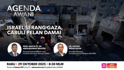Agenda AWANI: Israel serang Gaza, cabuli pelan damai