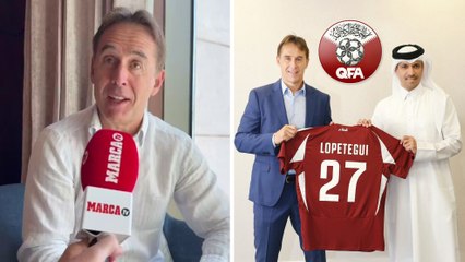 Lopetegui: "Era un sueño para Qatar jugar un Mundial ganándose la clasificación"