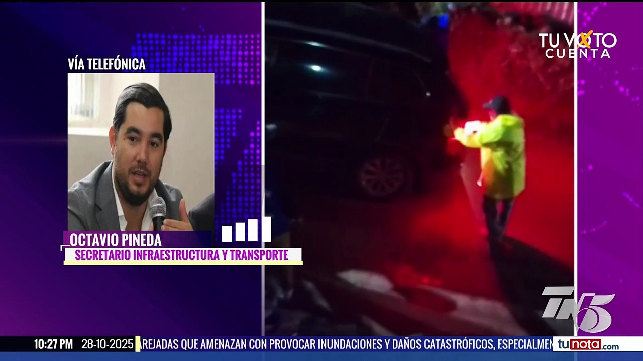 Titular de la SIT "se disculpa" con afectados por tráfico hacia Santa Lucía y Valle de Ángeles