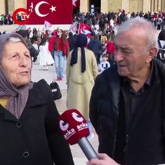 Yurttaşlar Cumhuriyet’in 102. yılında Anıtkabir’e akın etti: Ata’mızın bize verdiği haklardan dolayı ayrı bir gurur ve şevk içindeyiz