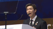 연사로 나선 BTS RM...