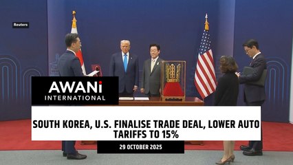 South Korea, U.S. finalise trade deal, lower auto tariffs to 15%