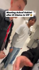 Achraf Hakimi, presente en El Clásico en el Bernabéu