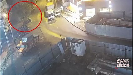 Gebze'de facia böyle geldi! İşte 7 katlı binanın çökme anı